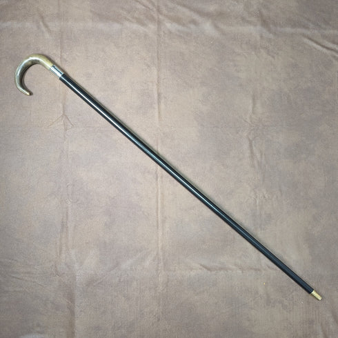 1932 年英國復古男士手杖喇叭手柄純銀裝飾 92 公分 K&S